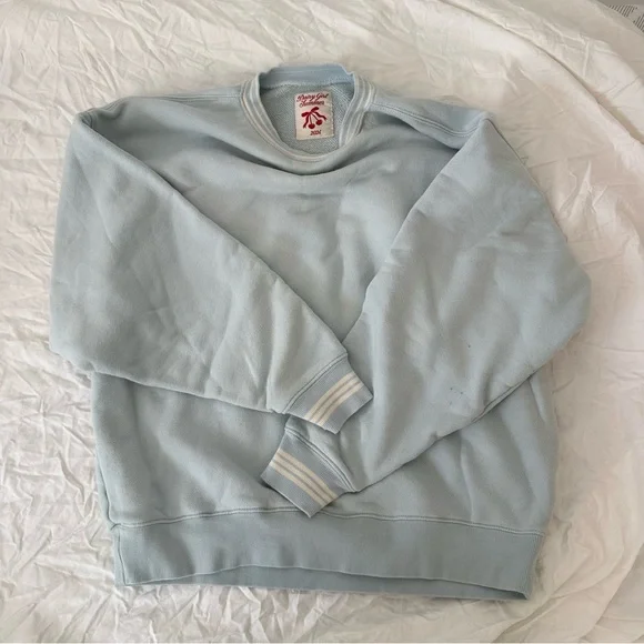 dairy boy dairy girl summer blue sweatshirt & shorts set - Picture 2 of 3